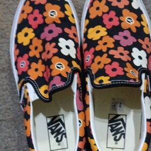Vans Floral Slip-On Sneakers